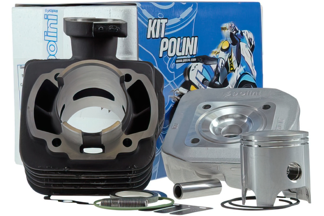Cylindre culasse Polini 70cc "Sport" fonte Peugeot Speedfight / Trekker 