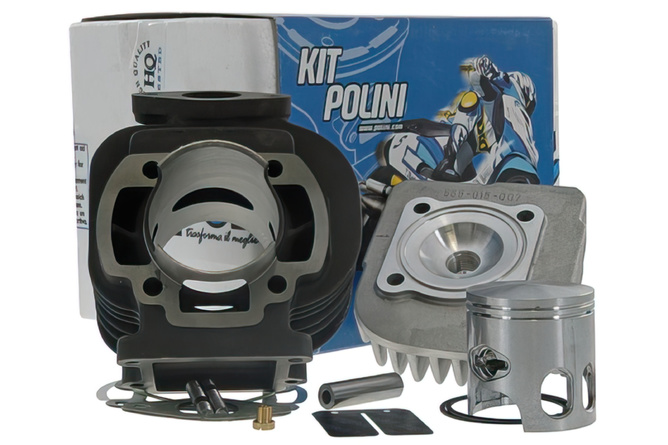 Cylindre culasse Polini 70cc "Sport" fonte MBK Booster / Stunt 