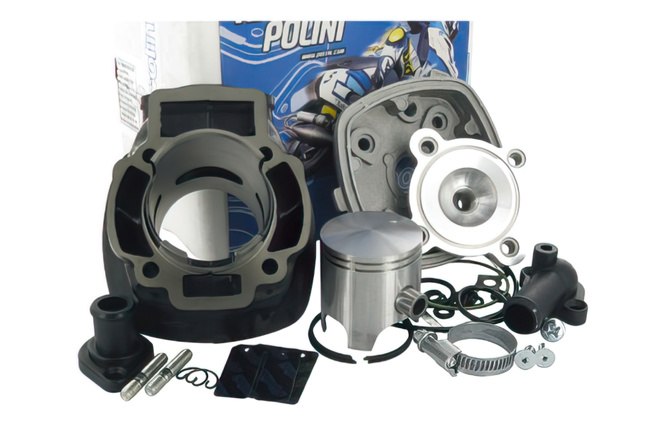 Cylindre culasse Polini 70cc "Sport" fonte Piaggio NRG / Runner 