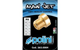 Main Jet Set Polini Dell'Orto 6mm 100 - 118