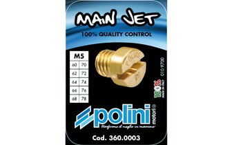 Main Jet Set Polini Dell'Orto 5mm 60 - 78