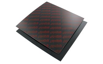Membranplatte Polini, 110x110mm, Karbon, Stärke 0,45(gemessen 0,50) Rot