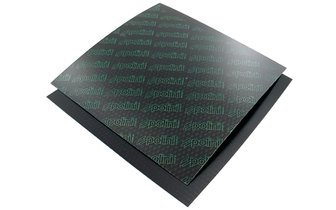 Láminas de Carbono Polini 110x110mm 0.35mm Recortable Verde