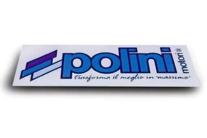 Aufkleber Logo Polini 12x4cm 