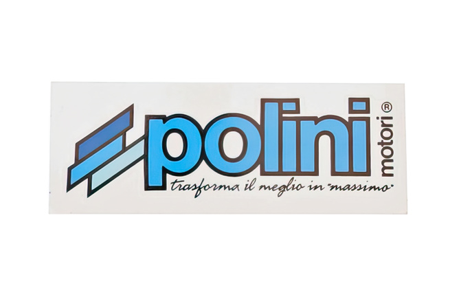 Aufkleber Logo Polini 23x8cm 