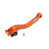 Brake Lever front Puig 2.0 adjustable short orange / black