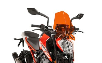 Windschild Puig New Generation Sport orange KTM Duke 125 / 200 / 390 ab 2017
