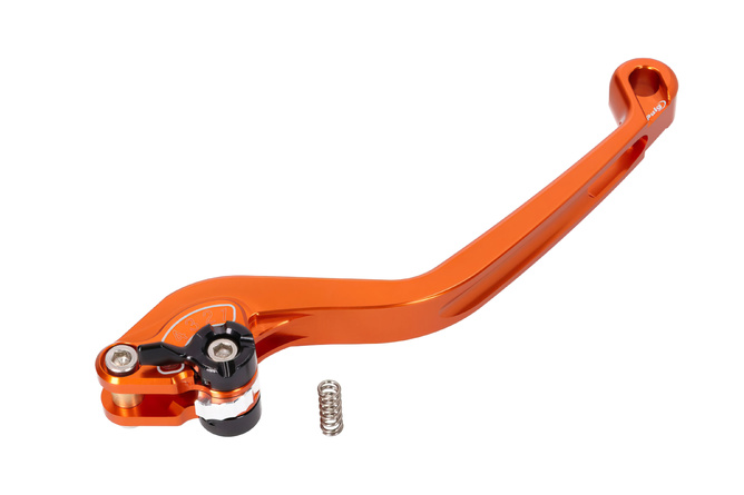 Brake Lever front Puig 2.0 adjustable orange / black