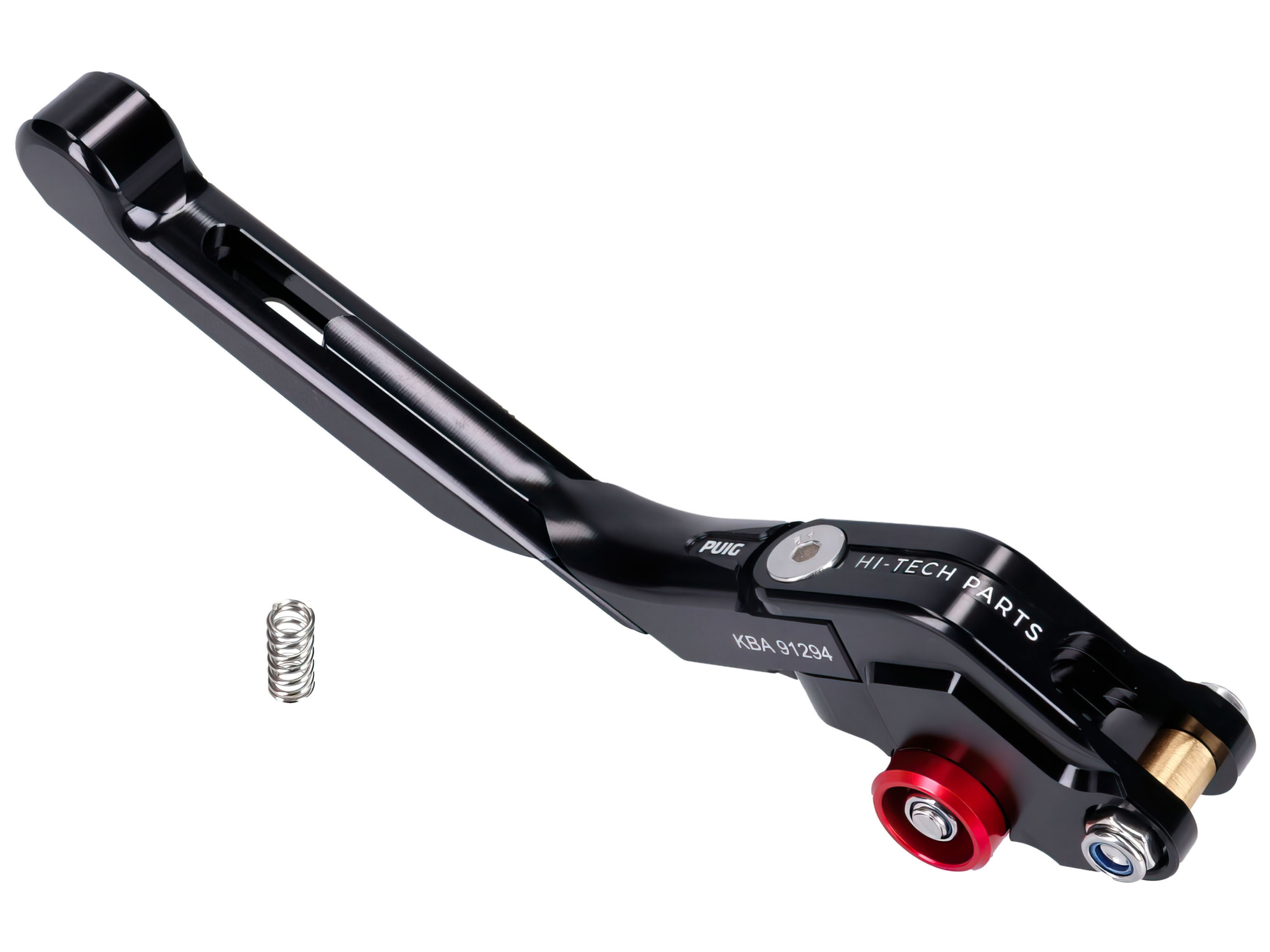 Brake Lever front Puig 3.0 adjustable folding extendable black / red |  MAXISCOOT
