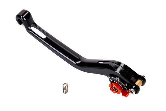 Brake / Clutch Lever rear Puig 2.0 adjustable black / orange