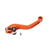 Brake Lever front Puig 2.0 adjustable short orange / black