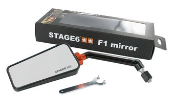 Espejo Retrovisor Izquierdo Stage6 F1 M8 Carbono Brillo