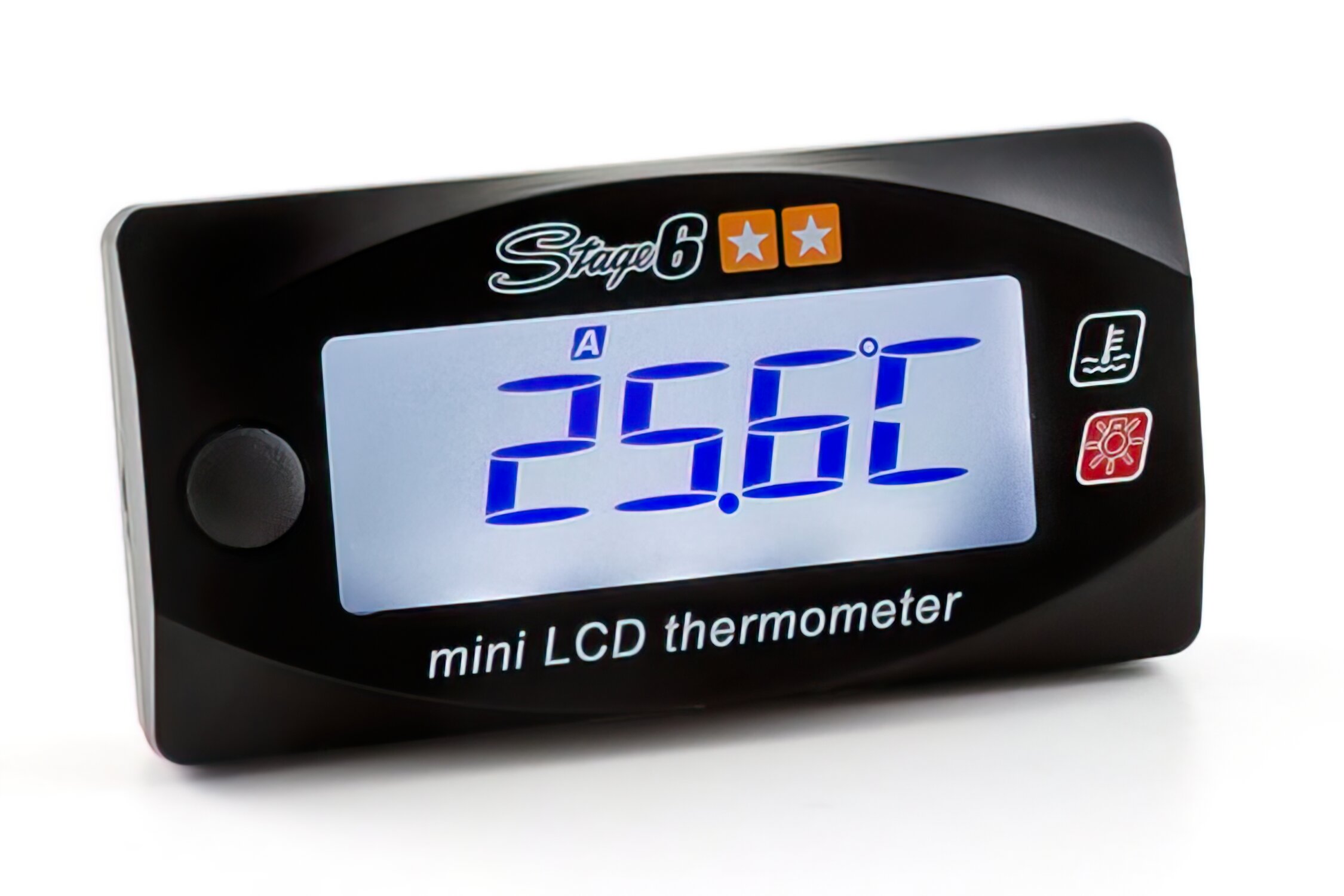 Thermomètre Numérique Moto Mini 3 Avec Joint Tuyau Eau 18mm