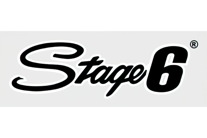 Weiß Aufkleber STAGE6 Sticker