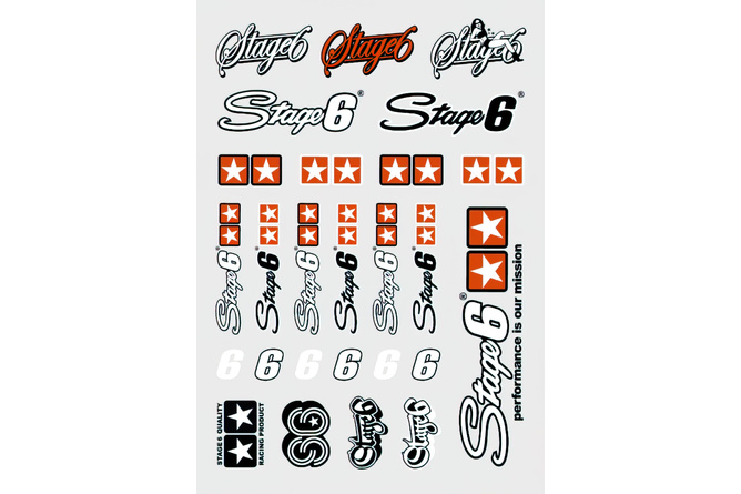 Planche de stickers Stage6 A3 