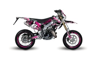Dekor Kit Honda HM 50 Stage6 pink / schwarz