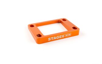 Membranblockspacer Stage6 R/T 5mm incliné 5° Derbi / Minarelli AM6 orange