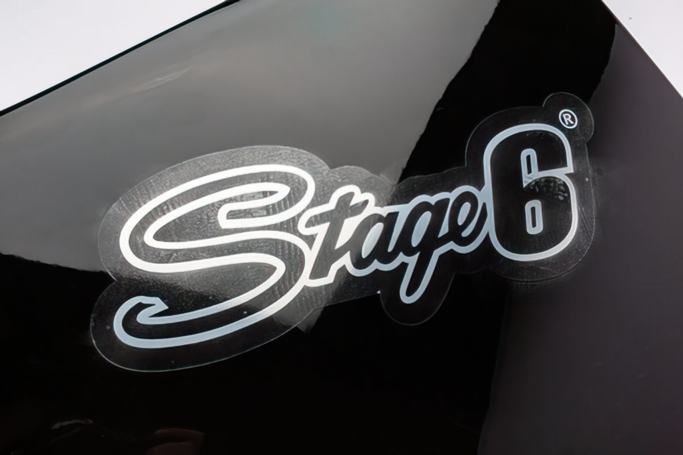 Sticker Stage6 logo 25x4.5cm white