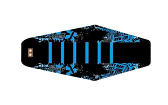 Sitzbezug Sherco SM-R 50 ab 2013 Stage6 Full Covering blau / schwarz