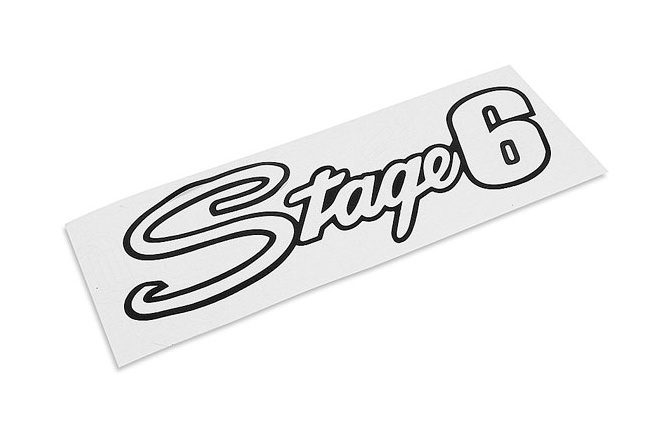Sticker Stage6 logo 20x6cm black