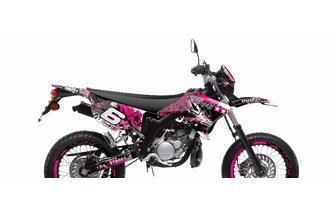 Dekor Kit Yamaha DT 50 Stage6 pink / schwarz