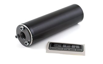 Silenziatore SCR, nero alluminio per Marmitta “SM Cromo” D.60mm / L=200mm