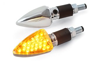 Blinker LED Demon 2 chrom mit CE Prüfzeichen