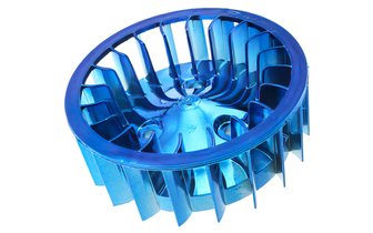 Oversize Cooling Fan STR8 Minarelli horizontal AC blue