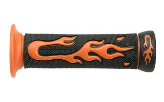 Poignées STR8 Flamme orange / noir