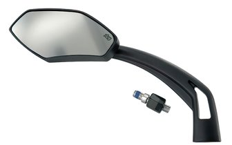 Specchietto STR8 CNC Style II, sinistra, nero