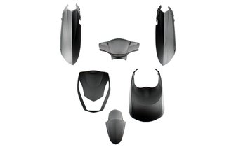 Verkleidungskit 6 Teile schwarz matt Peugeot Kisbee bis 2017