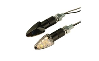 Blinker LED Mini Winker schwarz / klar mit CE Prüfzeichen