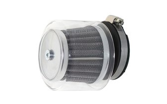 Filtro de Aire KN con Tapa Protectora Transparentee p. Carburador SHA