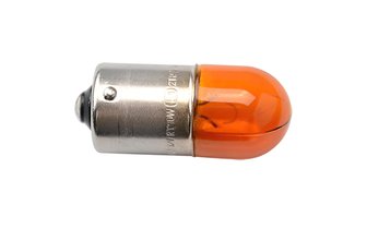 Ampoule BAU15S 12V - 10W ergots décalés Orange
