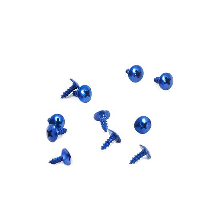 Verkleidungsschrauben Set M5x12 Alu blau (x 10) kaufen
