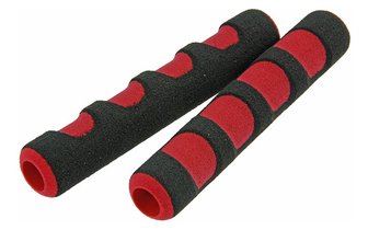 Mousses de revêtement de leviers de frein STR8 noir / rouge
