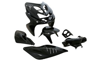 Verkleidungskit 7 Teile schwarz Yamaha Aerox bis 2013