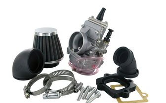 Kit carburador Top Performances, Mikuni TM24 - Minarelli horizontal, incl. filtro de aire y colector de admisión