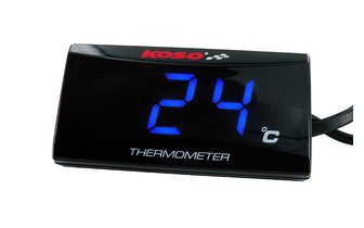 Marcador de Temperatura Koso Super Slim 0-120°C Azul 