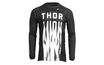 MX Jersey Thor Pulse Vapor schwarz / weiß 
