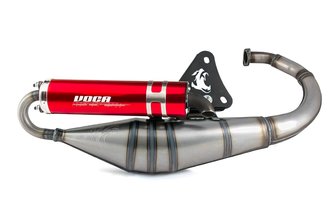 Exhaust Voca Racing Sabotage V2 50/70 Yamaha BW's / Slider red silencer