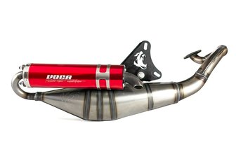 Exhaust Voca Racing Sabotage V2 50/70 Yamaha Aerox / MBK Nitro red silencer