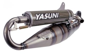Yasuni Exhaust City R Yamaha Aerox / MBK Nitro carbon look/Aramid silencer