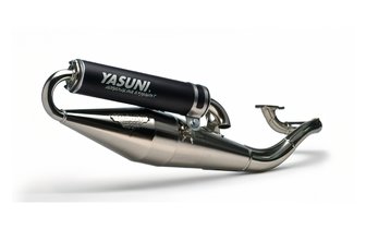 Sistema de Escape Yasuni Scooter Z Cromo Minarelli Horizontal - Yamaha Aerox