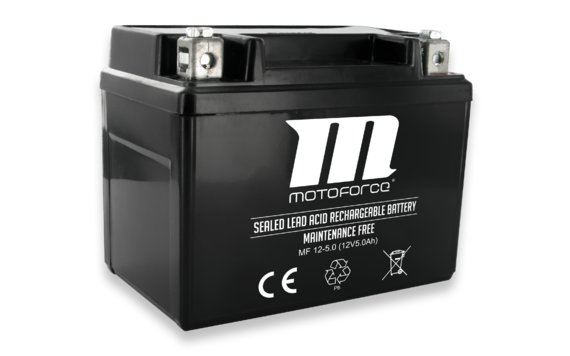 Batteria SLA4L-BS / 12V 5Ah +25% Starterleistung Gel senza manutenzione - pronto per l'installazione