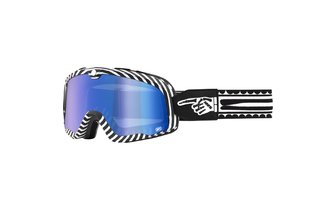 Gafas Motocross 100% Barstow Death Spray Vidrio Azul Espejado