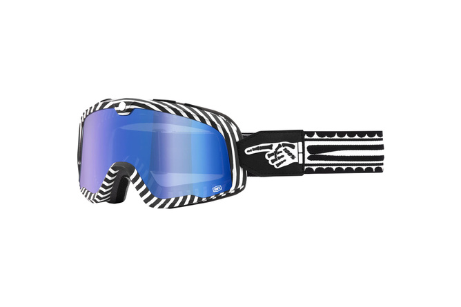 Gafas Motocross 100% Barstow Death Spray Vidrio Azul Espejado
