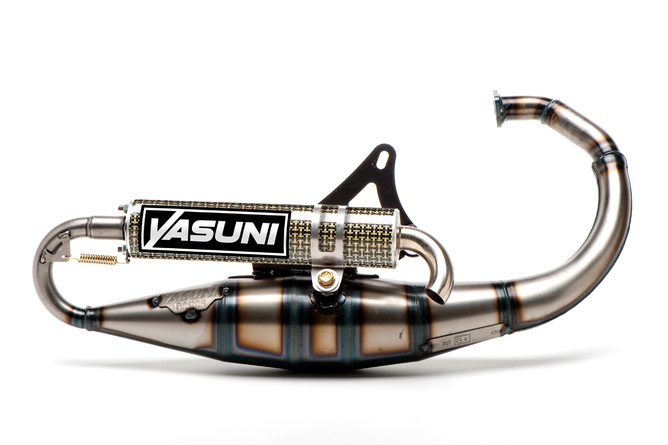 Exhaust Yasuni R Yamaha BW's / Slider carbon look/Aramid 