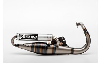 Escape Yasuni Scooter Z Peugeot Vertical Silenciador Aluminio con Homologación