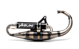 Marmitta Yasuni Scooter R Black Edition, Minarelli verticale, carbonio